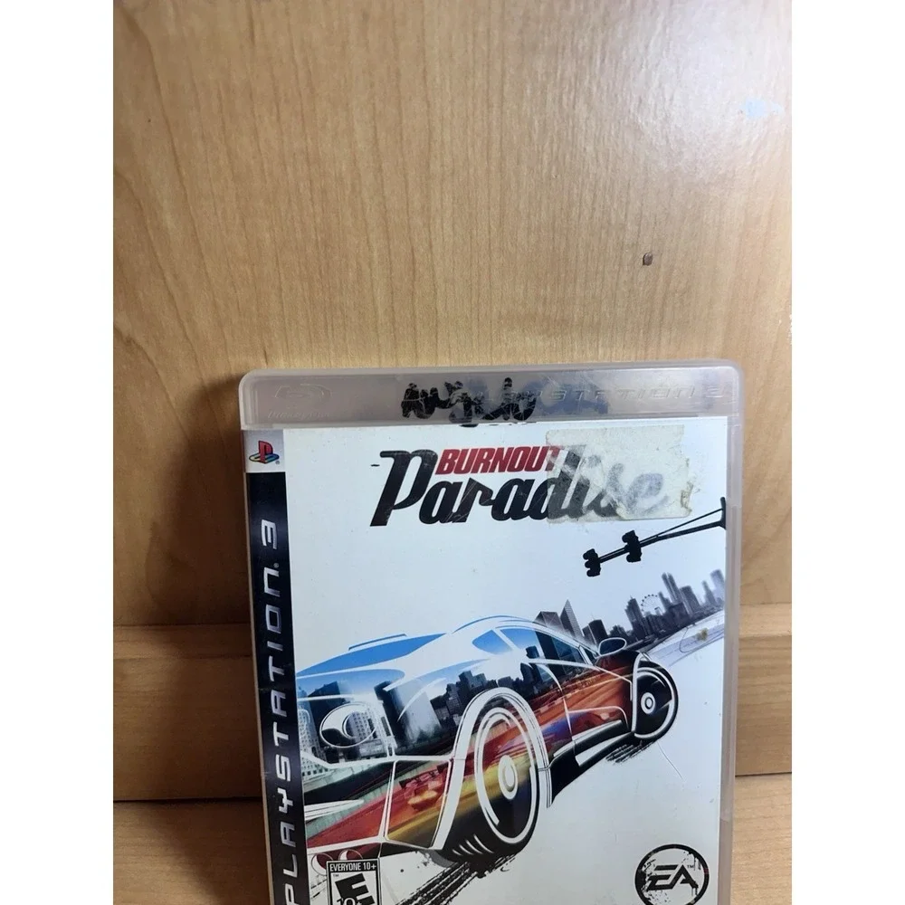 Burnout Paradise (Sony PlayStation 3, 2008) PS3 Cardboard Case & Game Disc